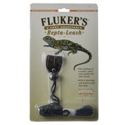 Angle View: Flukers Repta-Leash X-Small - 3" Harness (6' Lead)