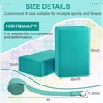 thumbnail image 2 of 18 Pcs Yoga Block and Strap Set 9 x 6 x 3 Inch EVA Foam Non Slip Brick 8 ft Yoga Straps for Stretching D Ring Design for Back to School Pilates Fitness Workout Exercise, 2 of 6
