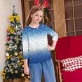 thumbnail image 6 of ITSAME Kids Christmas 3/4 Sleeve Tops, Crew Neck Casual Fashion Funny Xmas Graphic Boys Girls Pullover Shirt Multicolor 3T, 6 of 7