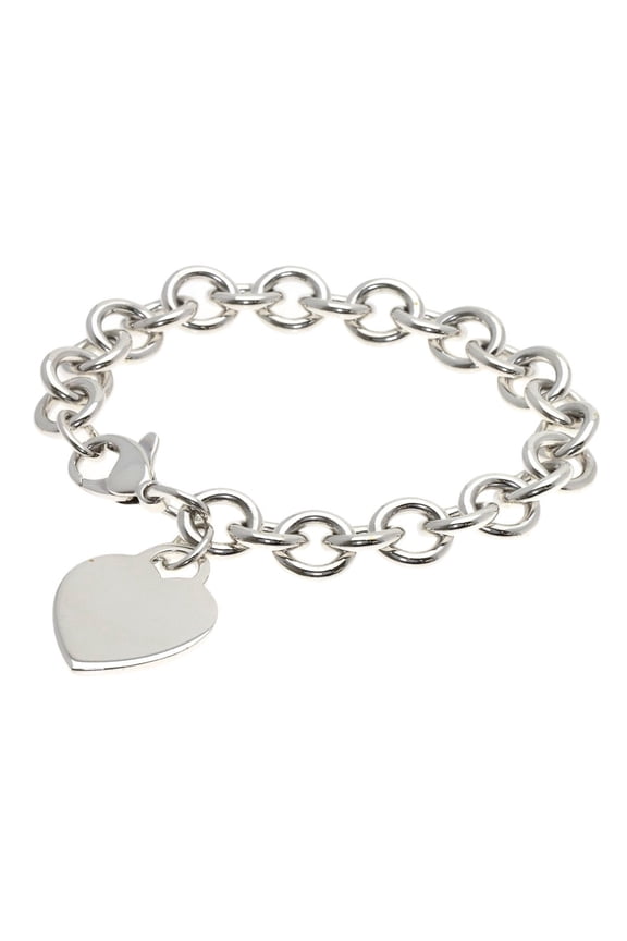 Pre-Owned Tiffany & Co. Return to Heart Tag Bracelet, Silver, Women's. TIFFANY