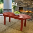 thumbnail image 3 of Classic Westport Conversation/Coffee Table - 45" L x 18" W x 17" H, Outdoor, Eco-friendly, Synthetic Wood, 3 of 4