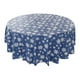 thumbnail image 2 of Mantel desechable de 213 cm/83,86 pulgadas para decoración navideña, redondo, impermeable, ideal para evitar manchas, ideal para regalar en fiestas, como mantel de plástico., 2 of 6