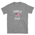thumbnail image 1 of Tooele Utah Patriot Men's Cotton T-Shirt, 1 of 1