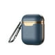 thumbnail image 1 of Funda de cuero Compatible con Airpods Funda de auriculares inalámbricos Fundas compatibles con CACAGOO Estuche para auriculares, 1 of 7
