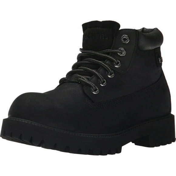 Botín Chukka Skechers Sergeants Verdict impermeable negro