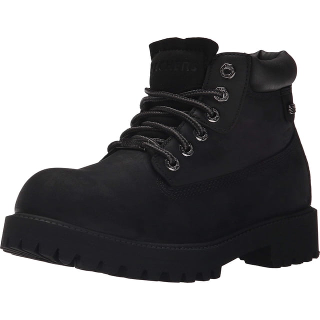 Botas Skechers Sergeants-Verdict 4442 impermeables para hombre, color negro