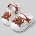 thumbnail image 2 of KPOPLK Kids Clouds Sandals Boys Toddler Sandals Slides Clouds Slippers Summer Shower Beach Pool Slip on Water Shoes Size 11.5,White, 2 of 8