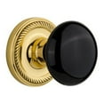 thumbnail image 7 of Nostalgic Warehouse Ropblk_Prv_234_Nk Black Porcelain Solid Brass Privacy Door Knob Set -, 7 of 7