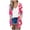 Hot Pink, variant on Women's Floral Print Crew Neck Blouses Long Sleeve Soft Knit Cardigan Sweaters Open Front Blouses Cardigan Outfit Casual Dressy with Pockets Army Green,S