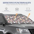 thumbnail image 4 of Fotbe Llamas Juego de 2 Piezas de Parasoles para Parabrisas | Bloqueador Solar para Auto | Accesorios Plegables para Protección Solar Interior-Medium, 4 of 6