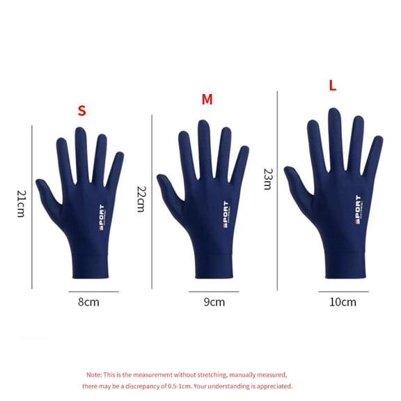 Gloves,Men Women Uv Non-slip Men Breathable Workout L) Sun Summer Sunblock Workout Huiop Siuke Sun Uv Men