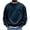 Navy, variant on Gytharion Men's Oversized Sweatshirts Crew Neck Patch Pocket Solid Color Cozy Pullovers Fall Classic Pullover Tops