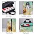 thumbnail image 4 of Naloa Starfish And Seashell On The Beach Print Lightweight DayBackpack Suitable for school, work, shopping, travel, etc., 4 of 5