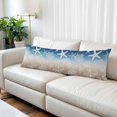 thumbnail image 2 of Blue Brown Ombre Coastal Body Pillow Covers 20"x54", Sea Nautical Summer Beach Starfish Coral Soft Brushed Microfiber Breathable Throw Pillow Covers, Pillowcase with Zipper for Couch Sofa Bedroom, 2 of 9