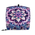 thumbnail image 3 of FOR U DESIGNS Boho Mandala Flower Kitchen Aid Mixer Cover with Pocket Foldable Protective Stand Mixer Covers Dust Cover Compatible with Kitchen Aid 6-8 Quart Bowl Lift - L, 3 of 8