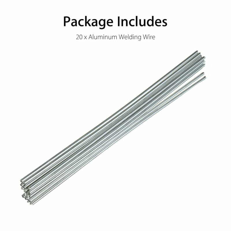 1.6mm*500mm Easy Melt Welding Rods Low Temperature Aluminum Wire Brazing 20pcs