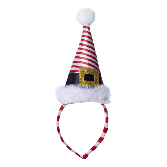 MINI STRIPED SANTA HAT ON HDBD