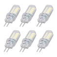 thumbnail image 1 of Fuente de luz de bombilla, 6 bombillas G4 de 3 W, bombilla para lámpara de mesa, diseño aerodinámico, 1 of 12