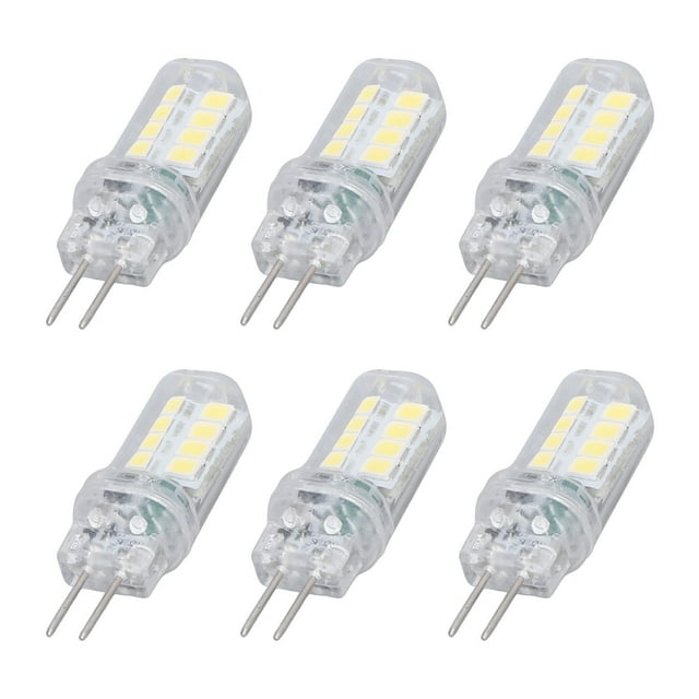 Fuente de luz de bombilla, 6 bombillas G4 de 3 W, bombilla para lámpara de mesa, diseño aerodinámico