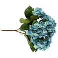 thumbnail image 3 of Flor artificial de 5 cabezas, ramo de bolas, simulación, decoración floral, hogar, boda, fiesta, tela, flor falsa, azul oscuro Scienceny HA7587-03B, 3 of 6