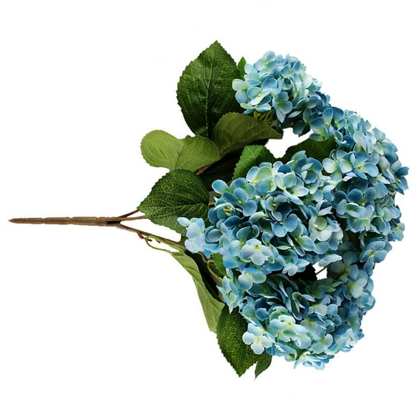 Worallymy 5 Head Artificial Flower Ball Bouquet Simulation Floral Decor Home Wedding Party Cloth Fake Flower Dark Blue Walmart Com Walmart Com