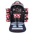 thumbnail image 1 of Mochila de Picnic Apollo Walker con Nevera para 2 Personas Gris, 1 of 9