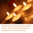 thumbnail image 6 of 50-Piece unscented, Smokeless, Dripless Long-Lasting Mini Tealight Candles, 8-Hour Burn Time, for Dinners, Parties, Home Decoration, Wedding, 6 of 8