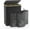 Black, variant on XIMEI Laundry Hamper with Lid, 145L Extra Large 3-Section Clothes Divided Organizer for Bedroom/Laundry Room, Black