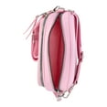 thumbnail image 7 of Madden NYC Women's Nylon Camera Handbag with Charm Keychain, Pink, 7 of 7