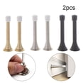 thumbnail image 3 of 2Pcs Metal Spring Door Stopper With Bottom Plate And Screws For Wall And Door, 3 of 7