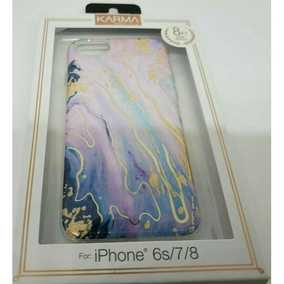 New Karma by Body Glove Case for Apple iPhone SE 2020 / 8 / 7 /6s- Purple Marble