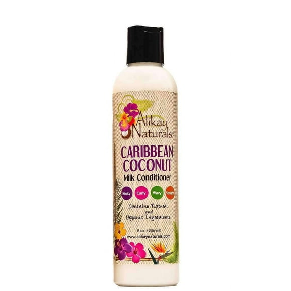 Alikay Naturals Caribbean Coconut Milk Conditioner, 8 Fl Oz