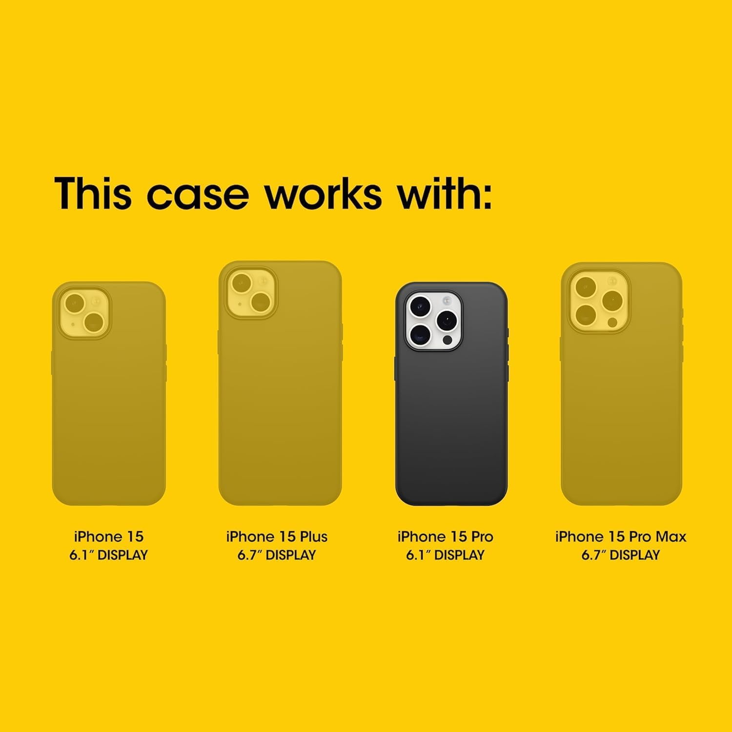OtterBox iPhone 15 Pro (Only) - Defender Series XT Clear Case - Orchid Advice (Clear/Purple) - Screenless, Rugged - Snaps to MagSafe - Lanyard Attachment - Non-Retail Packaging