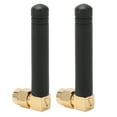 thumbnail image 2 of Antena WIFI de 2 piezas con conector SMA macho, 315 MHz, 3 DBI, impermeable, 50 W, rotación de 360°, conector de red, cabezal acodado., 2 of 14