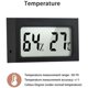 thumbnail image 4 of Paquete de 5 mini termómetros digitales para temperatura, humedad e higrómetros digitales para interiores, color negro., 4 of 5
