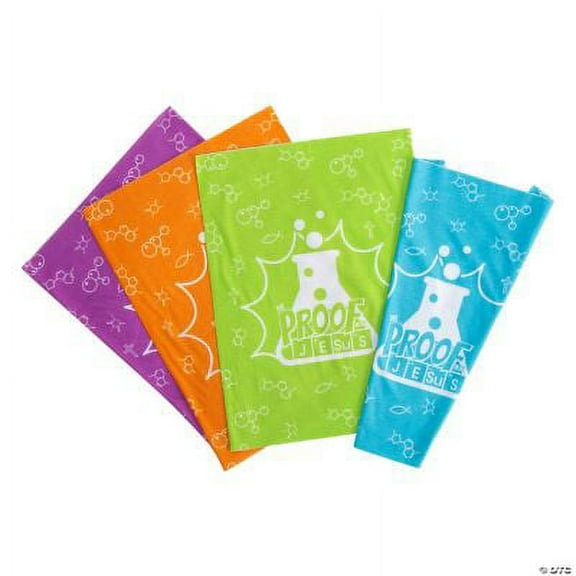 Science VBS Tube Bandanas, Birthday, Apparel Accessories, 12 Pieces