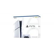 PlayStation 5 Slim Console 1TB + PlayStation 5 DualSense Wireless Controller Sterling Silver - Includes PS5 Console & 2 DualSense Controllers