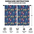 thumbnail image 2 of Blackout Kids Curtains,Mermaid Sea Princess Pattern Childrens Insulated Curtains Set Of 2,Bedroom Essentials,Toddler Room Decor 52"x84", 2 of 5