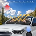 thumbnail image 3 of Renewold Funny Highland Cow Car Windshield Sunshade 2 Pack Foldable UV Ray Reflector Animal Driving Auto Front Window Sun Shade Visor Shield Shade, 3 of 6