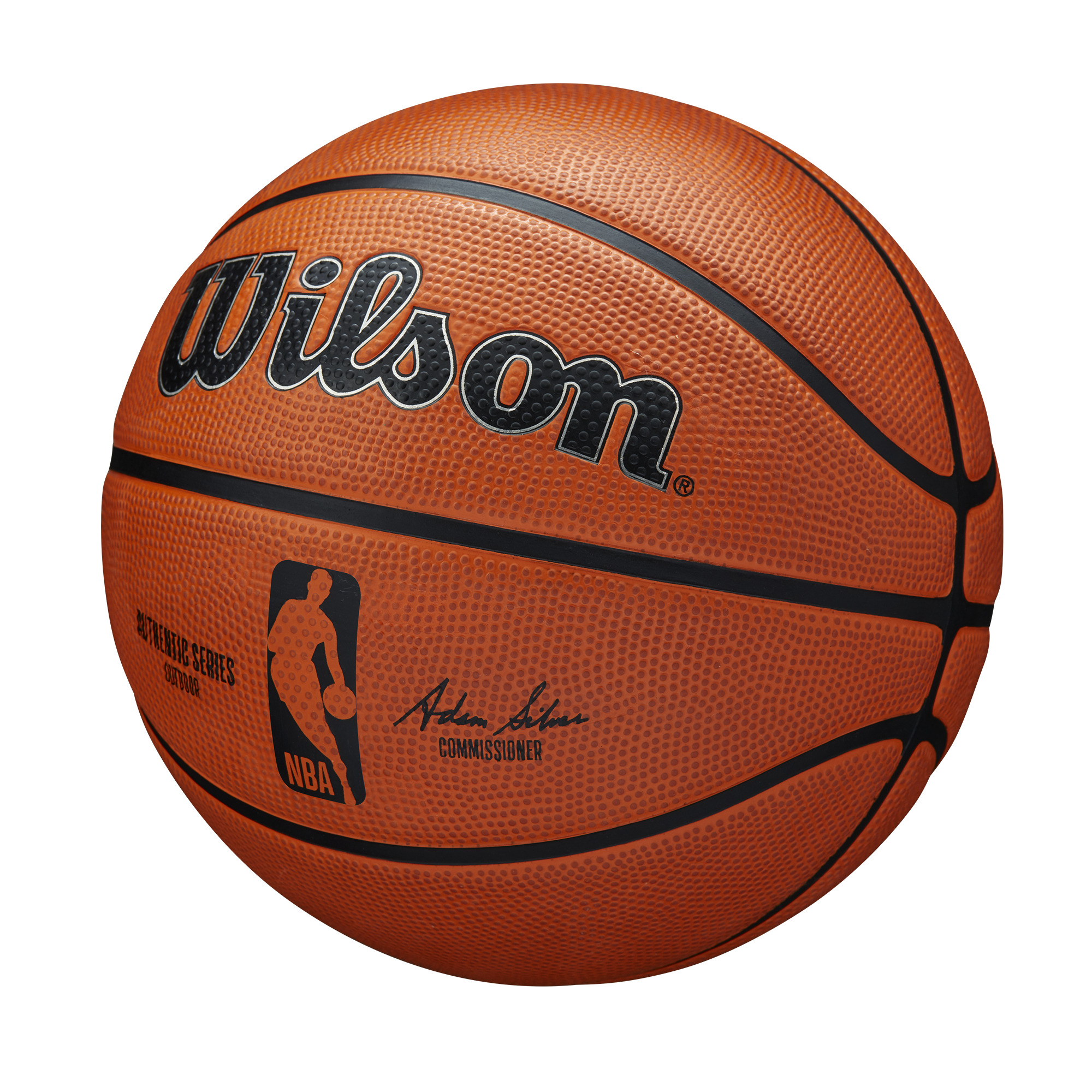 Wilson NBA Authentic Outdoor Basketball, Brown, Size 29.5 in. - Walmart.com