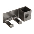 thumbnail image 2 of Soporte para secador de pelo Yuyangstore gris montado en la pared, 2 of 7
