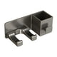 thumbnail image 2 of Soporte para secador de pelo de pared, organizador de aluminio para ahorrar espacio en el baño. gris, 2 of 7