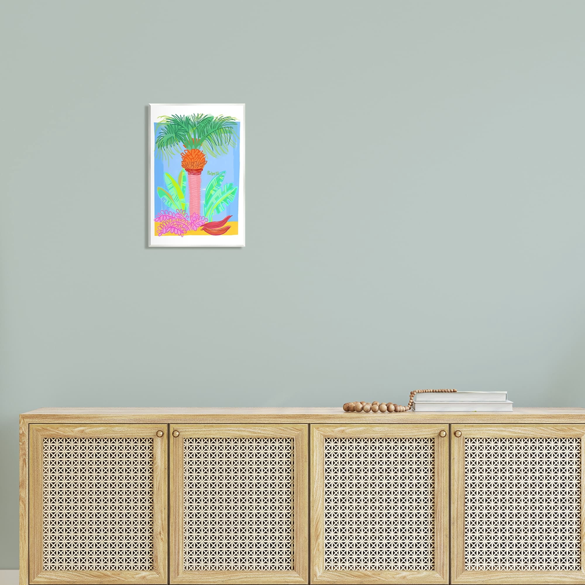 Stupell Industries Tropical Palm Tree Botanicals Summer Beach Day Graphic Art Unframed Art Print Wall Art, Design by unknown