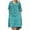 Blue, variant on Rezuofi New Womens Dresses Fashion Short Sleeve Solid V-Neck Pocket Skin-Friendly Mini Dresses for Women Plus Size