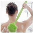 thumbnail image 6 of Bath Scrubber Body Brush Shower Scrubber Back Brush with Long Handle, Ergonomic Nonslip Durable (Green), 6 of 7