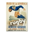 thumbnail image 2 of Trademark Fine Art "Rugby" Canvas Art by Vintage Apple Collection, 2 of 4