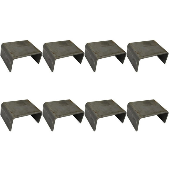 The Trailer Parts Outlet - 7 Gauge Weld-on Steel Stake Pocket - (Set of 8)