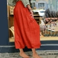thumbnail image 4 of Bixock Women Summer Clothes,Women Casual Pants,Women's Solid Color Pocket Elastic Waist Loose Casual Lantern Pants Wide Leg Pants, 4 of 5