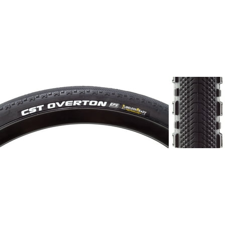 Cst Premium Overton 700x40 Tubeless TPI Black/Black Reflective Road Tire