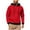 Red, variant on SGFCWSX Mens Hooded Sweatshirt Men Fleece Regular Color Block Casual Pullover Hoodie Red Size XL